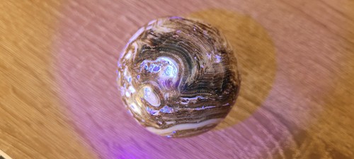 TOP Aragonit Kugel, Marokko, UV Aktiv - Bild 8 von 13