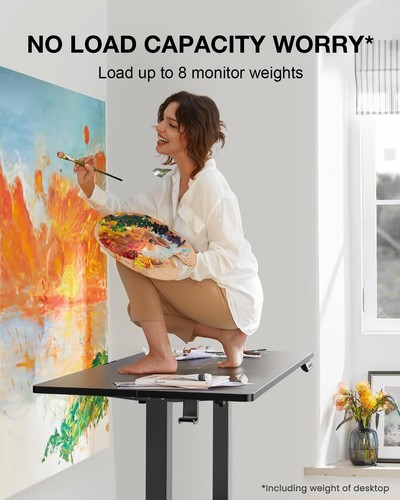48 x 24 / 55 x 24 inches Height Adjustable Electric Standing Home Office Desk - Picture 24 of 98
