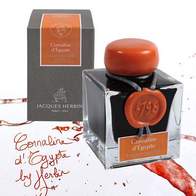 J. Herbin ''1798'' Anniversary Fountain Pen Ink - Cornaline d'Egypte - 50ml Bottle