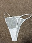 Victorias Secret Vintage Very Sweet Mesh String Thong Large White Lot of 2 NWOT — photo 3
