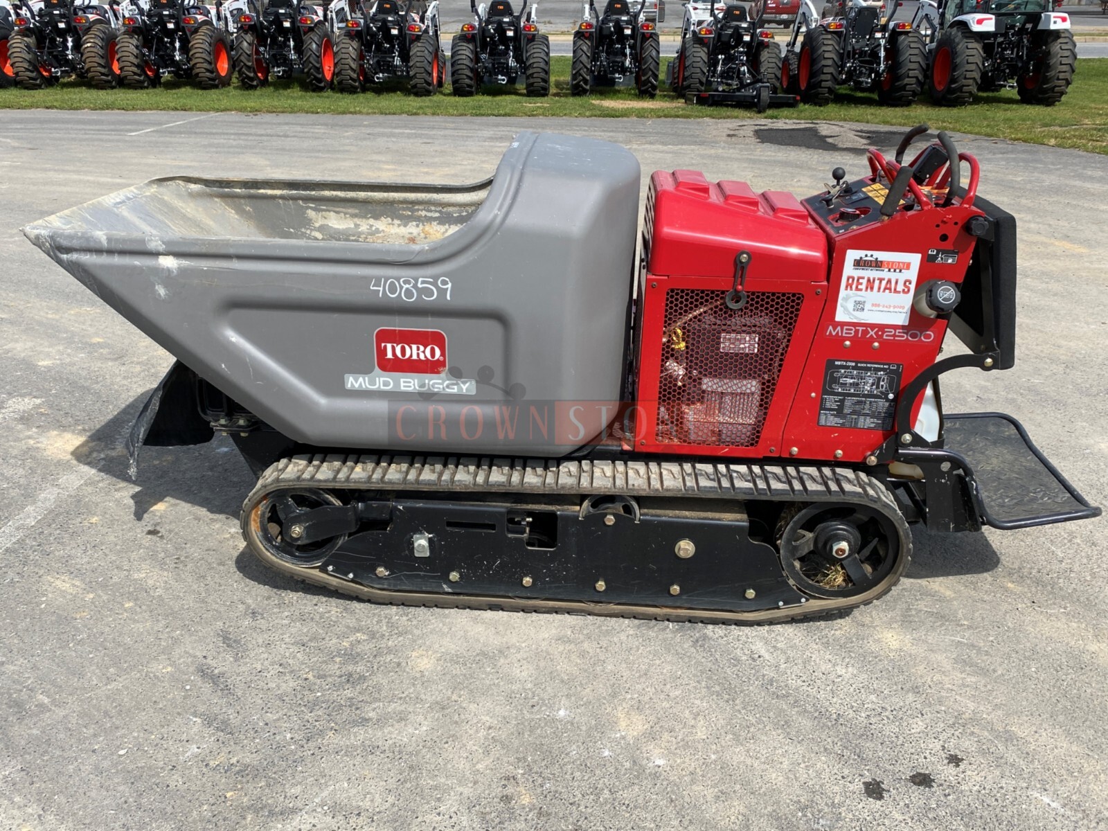 2022 TORO MBTX2500 TRACKED MUD BUGGY, 11 HOURS! STRAIGHT DUMP, 25 HP