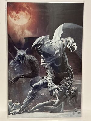 Moon Knight Black White & Blood #1 Bjorn Barends Virgin Variant Frankie's Comic