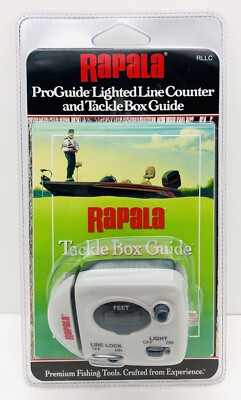 Rapala Lighted Fishing Line Counter RLLC Trolling Bottom Fishing to 999' NEW