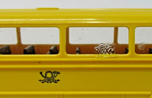 Wiking MERCEDES BENZ GERMAN POSTAL BUS yellow HO scale - Picture 4 of 7