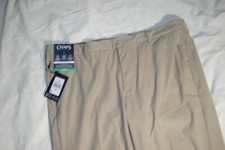 Men’s Golf Slim Fit Khaki Pants 36x32” SKU DR Zip Fly Button Closure,NWT Chaps