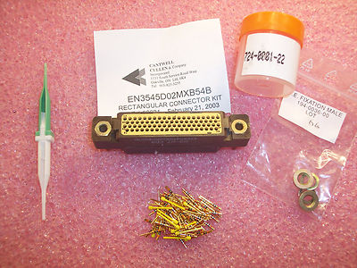 EN3545D02MXB54B CANTWELL 78 POSITION RECTANGULAR CONNECTOR KIT W/ PIN CONTACTS