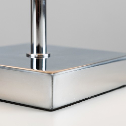 2x Lámparas de Mesa Táctiles Cuadradas Cromadas 30CM Regulables Luces de Cabecera Tonos Bombillas LED - Imagen 5 de 9