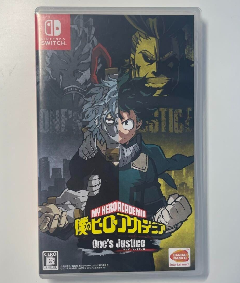 My Hero One's Justice Boku no Here Academia Nintendo Switch