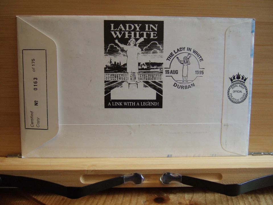 1995 Ltd Ed South Africa Lady in White Monument Signed SIMPSON RNSC(6)15 FDC! - Image 4 of 4