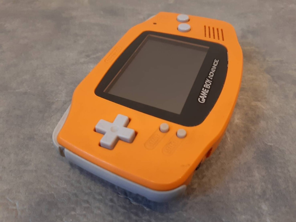Nintendo Game Boy Advance GBA Orange Handheld Console In Box