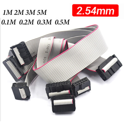 IDC Box Header Flat Ribbon Cable Female Connector 2.54 mm Pitch 6 To 26 Pins
