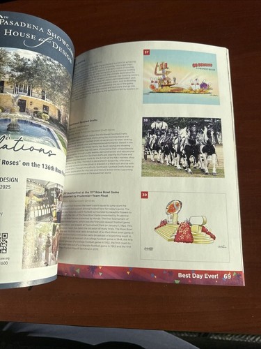 2025 Rose Bowl Parade Oregon vs. Ohio State game program 1/1/2025 100+ pages - Picture 6 of 7