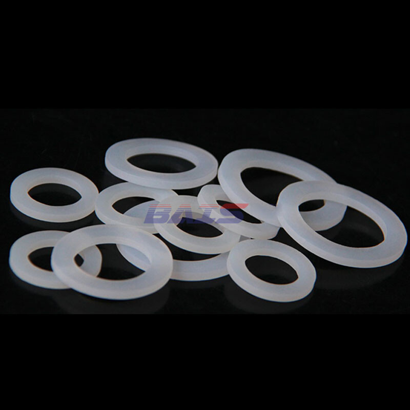 Uxcell Silicone O-Ring, 5mm OD, 1mm ID, 2mm Width, VMQ Seal Rings Gasket, White, Pack Of 20 - Foto 5