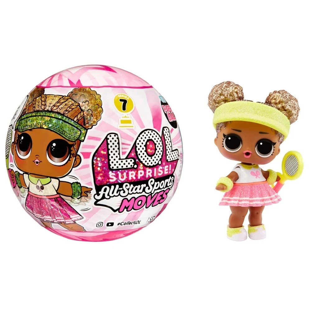 NEW LOL L.O.L. Surprise All Star Sports Moves Doll Series 7 Glitter Assortment