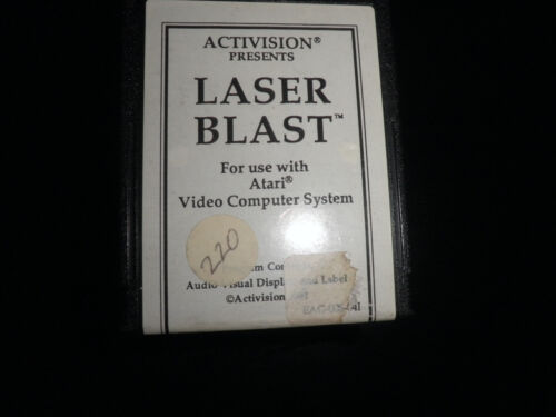 atari 2600 - laser blast - cart only - Afbeelding 1 van 1