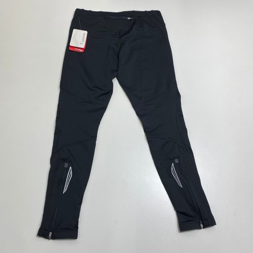 Saucony Omni LX Tight II Womens MP Petites Black Pockets Zip Ankles Running New - Picture 2 of 15