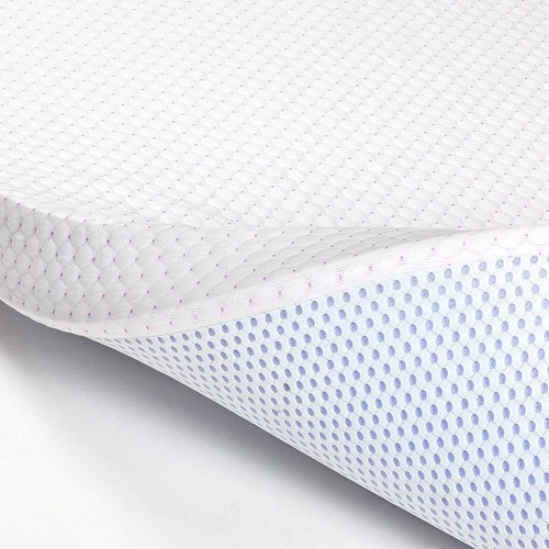 3" Memory Foam Mattress Topper Ventilated Zippered Cover Adjustable Straps New - Picture 3 of 11