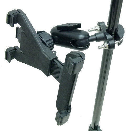 Adjustable Secure Music Microphone Stand Tablet Mount for Samsung Galaxy Tab S2 - Picture 8 of 11
