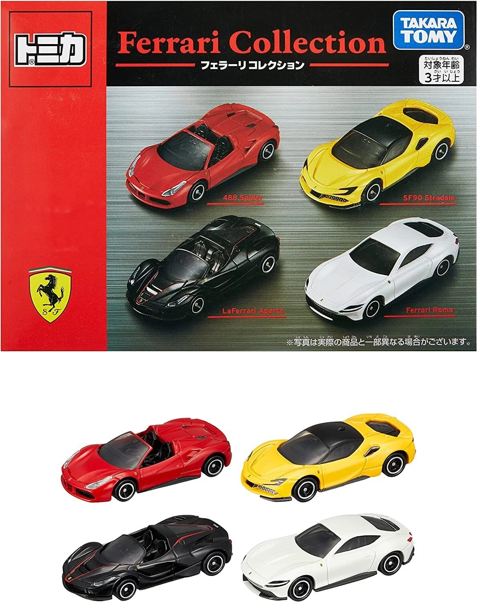 Takara Tomy Tomica Ferrari Collection Mini Car 4 Pieces Set From Japan Free Ship