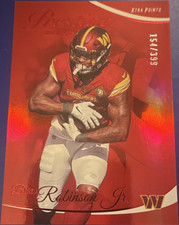 Panini Prestige Brian Robinson Jr. Xtra Points Red #292/399 Commanders