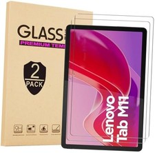  2 Pack Screen Protector for Lenovo Tab M11/Tab K11 LTE 2024, Tempered Glass