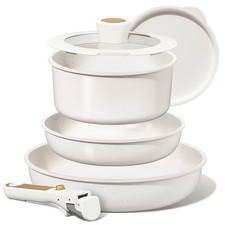 CAROTE 6-Piece Nonstick Detachable Cookware Set BRAND NEW