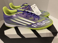 adidas F50 League TF Turf Soccer Shoes Purple...
