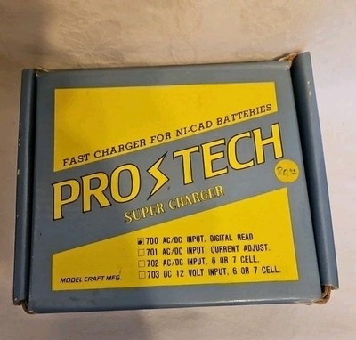 Pro Tech Super Charger 700 Ni-Cad Fast Charger 15-min Timer -Parts Only-