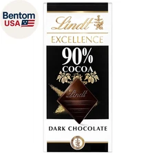EXCELLENCE 90% Cocoa Dark Chocolate Candy Bar, Dark Chocolate, 3.5 Oz. Bar