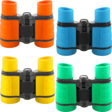 4 Pack Kids Binoculars 4X30 Binoculars for Kids Mini Compact Binocuolar Toys Sho