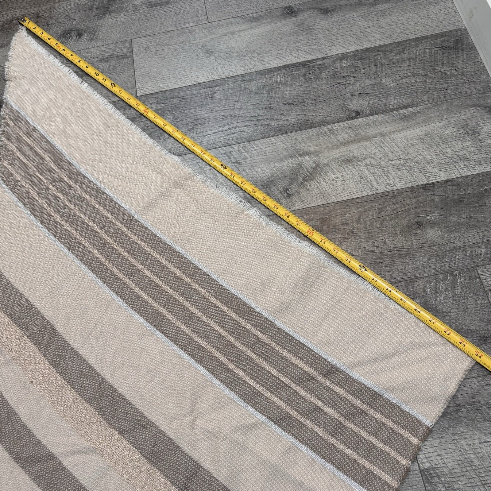 Candie’s Striped Oversized Triangular Blanket Sca… - image 7