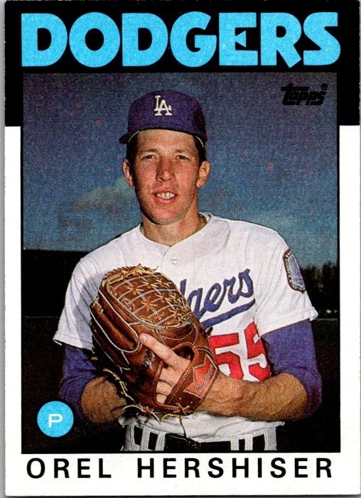 Orel Hershiser - 1986 Topps - # 159 - Dodgers
