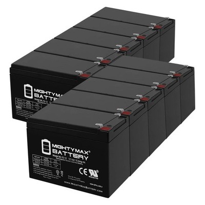 Mighty Max 12V 15AH F2 Replacement Battery for Neptune NT12-15 F2 - 10 Pack