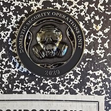 Metropolitan Police DC  Domestic Security Operations unit Challenge coin 2 1/4"