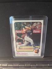 2022 Topps Heritage Cal Raleigh RC #367 Mariners