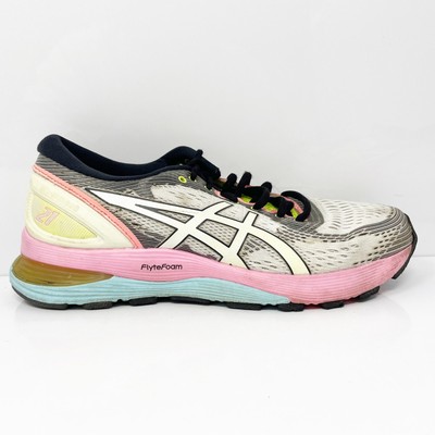 Asics Womens Gel Nimbus 21 SP 1012A502 White Running Shoes Sneakers Size 8.5