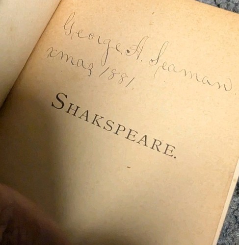 THE HANDY VOLUME EDITION SHAKESPEARE SET 1-13 HARDCOVER 1800s RARE BOOKS AGNEW - Picture 8 of 9