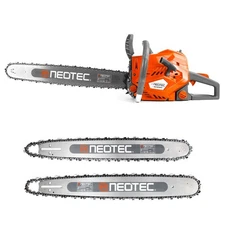 68cc Gas Chainsaw 22" 24" Bar Gasoline Powered Chain Saws 2-Stroke Engine Cut