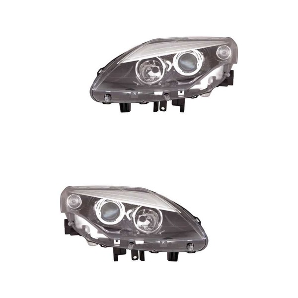 Scheinwerfer Set Halogen H7 Schwarz FüR Renault Laguna Iii Grandtour-image