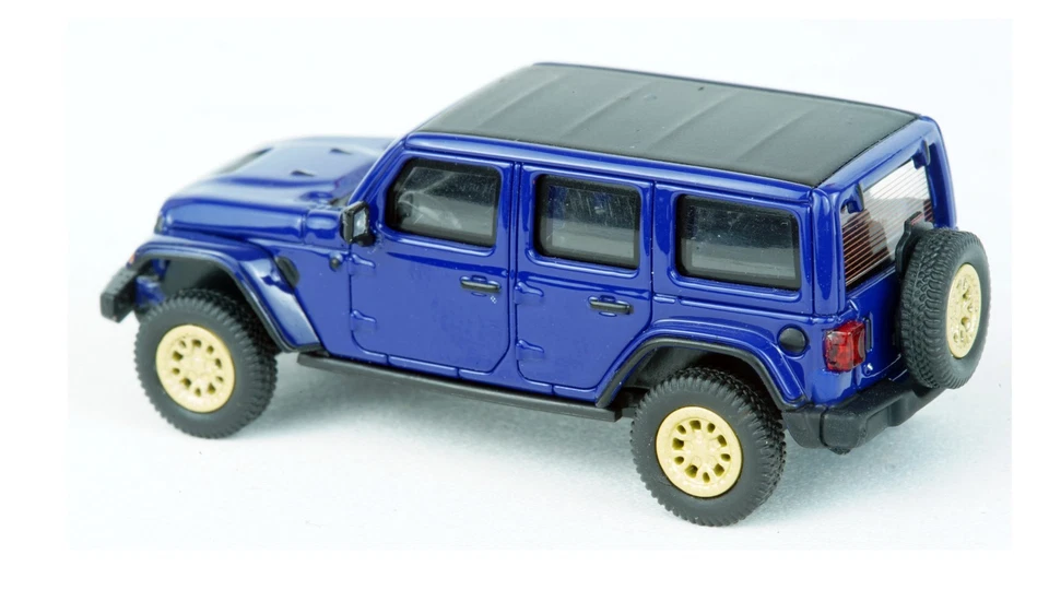 MicroCity87 Jeep Wrangler - Blue #MC-870015 HO 1/87 Scale - Image 4 of 4