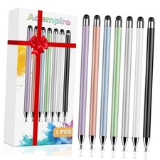 Stylus 7 Pcs , 2-in-1 Stylus Pen for Touch Screen, High Precision Mix color03