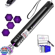 Purple Laser Pointer, High Power Laser Pointer, Suitable for Tv/LED/LCD Scree...