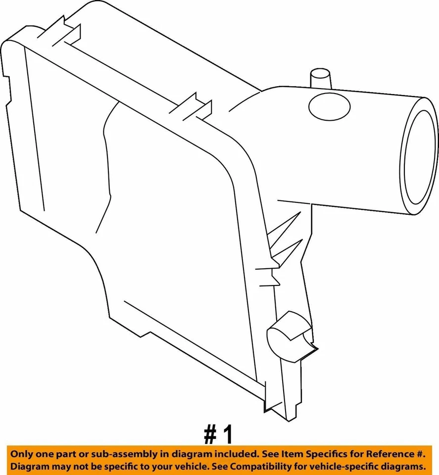 Carcasa de filtro de aire y resonador de aire Subaru Impreza 2008-2010 A52AG07 OEM Foto 4 de 4