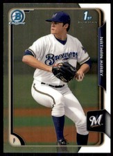 2015 Bowman Draft Picks & Prospects Chrome Nathan Kirby RC Milwaukee Brewers
