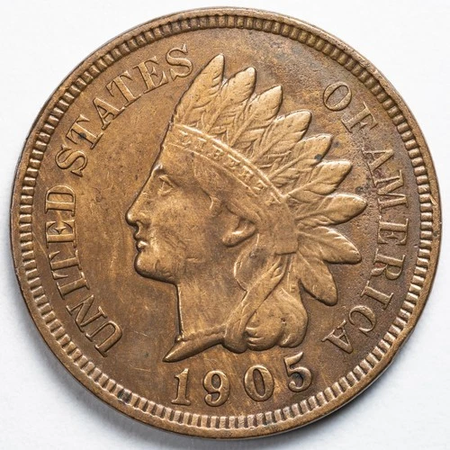 1905 Indian Head Penny Cent Extremely Fine (XF)