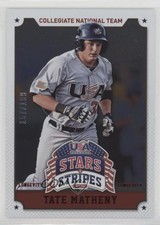 2015 Panini Stars and Stripes Longevity Parallel Ruby /199 Tate Matheny #89 a2v