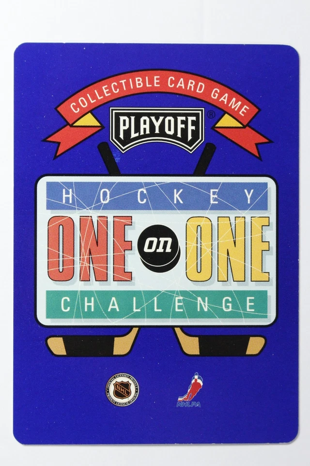 1995-96 Playoff One on One Challenge Ultra Rare Gold Rob Niedermayer 263 Starter - Image 2 of 2