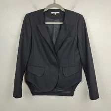Carven Blazer Womens 38 FR Large US Black Avant Garde Jacket Designer