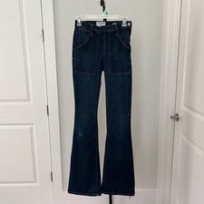 FRAME Denim Le Flare de Francoise Jeans in Queens Way Wash Size 25