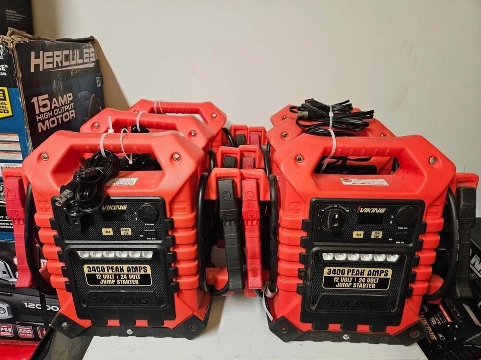 3400 Peak Amp 12/24 Volt Portable Car Jump Starter Jumper Box